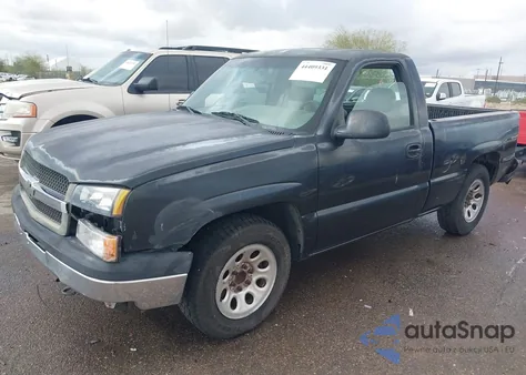 2005 Chevrolet Silverado 1500 Work Truck из США, поврежденный, VIN 1GCEC14X15Z247475